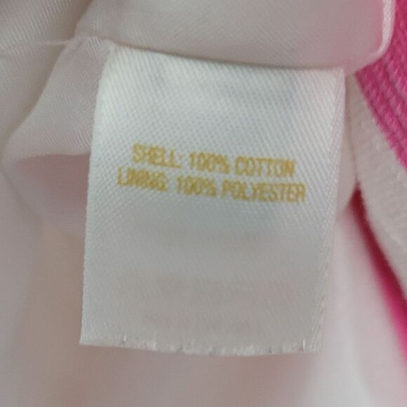 Kate Spade Pink White Striped Bow Dress Size 6 Preppy Cute Classic Party - Picture 5 of 10